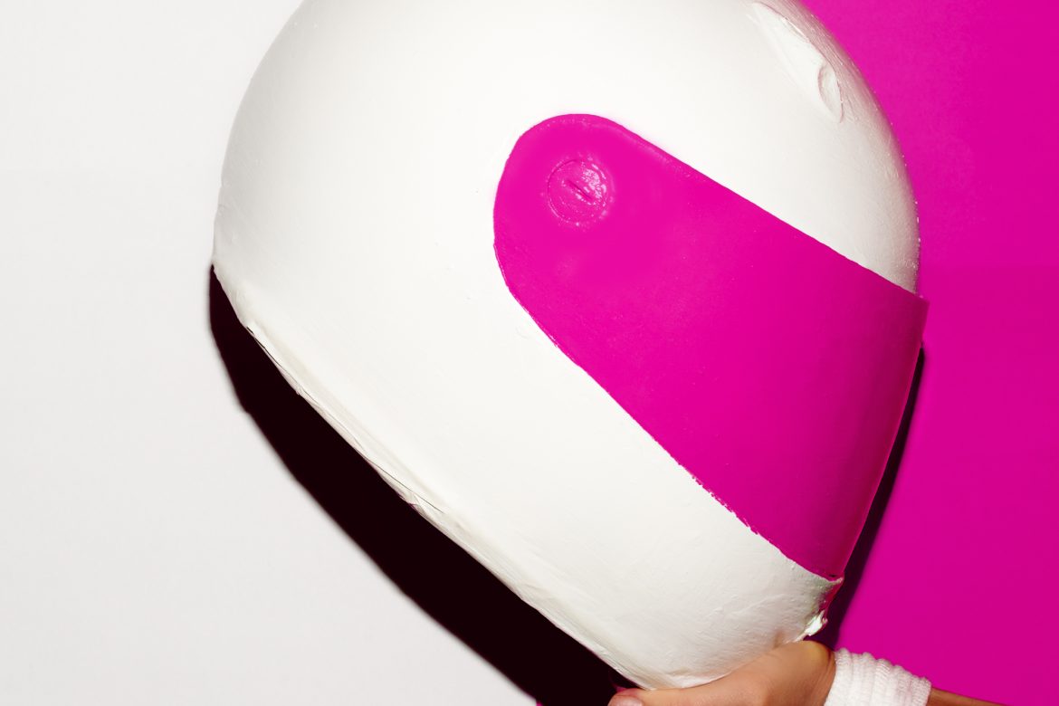 Helmet Minimal art design creative Speed and rush